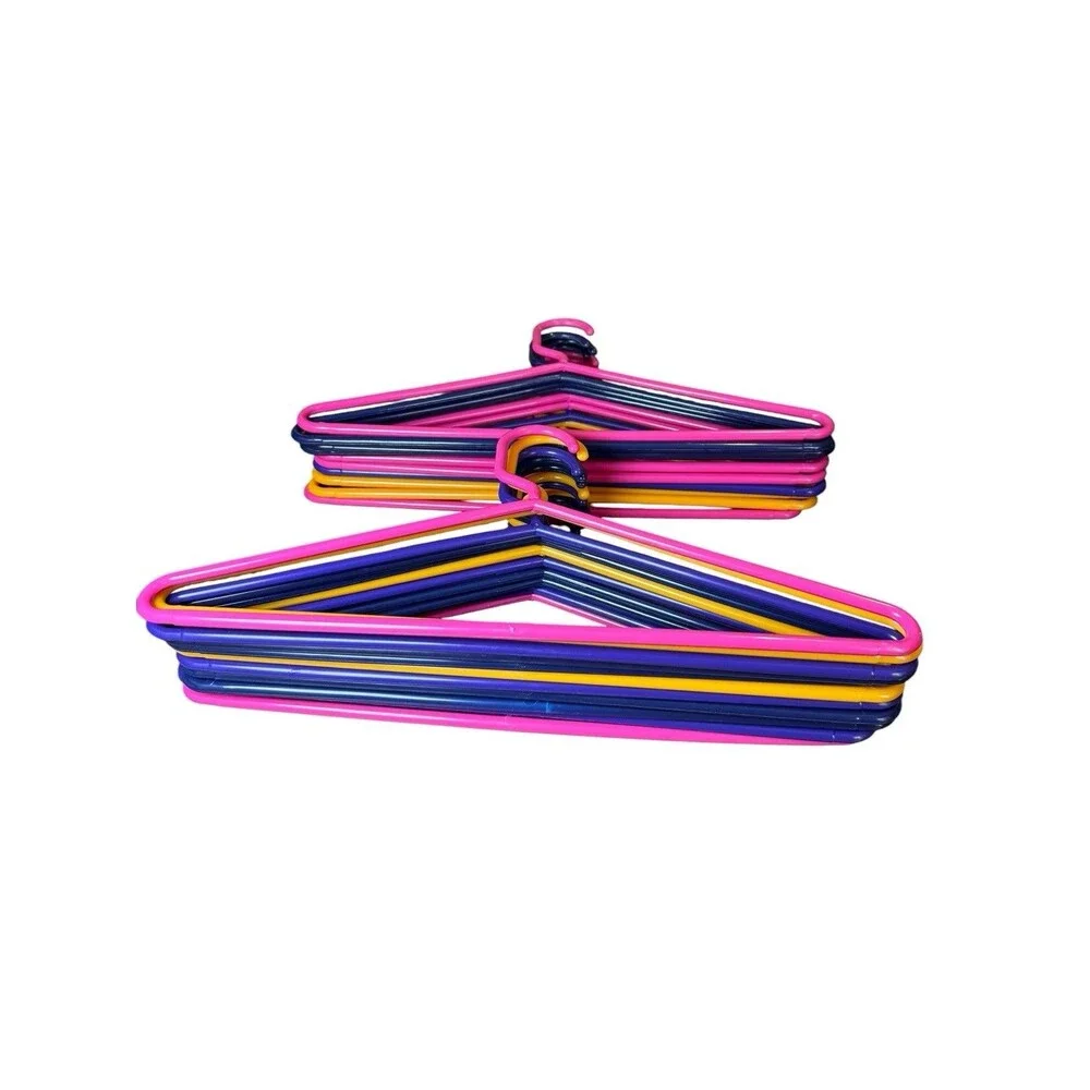 The Container Store 20 Heavy-Duty Tubular Hangers Assorted Random Colors